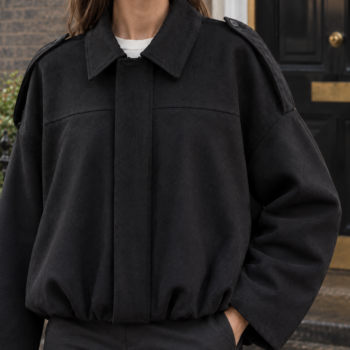 Gwendolyn Faux Suede Jacket