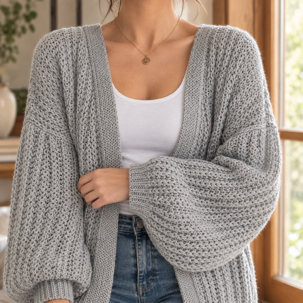 Eleanora-Jane Chunky Knit Cardigan
