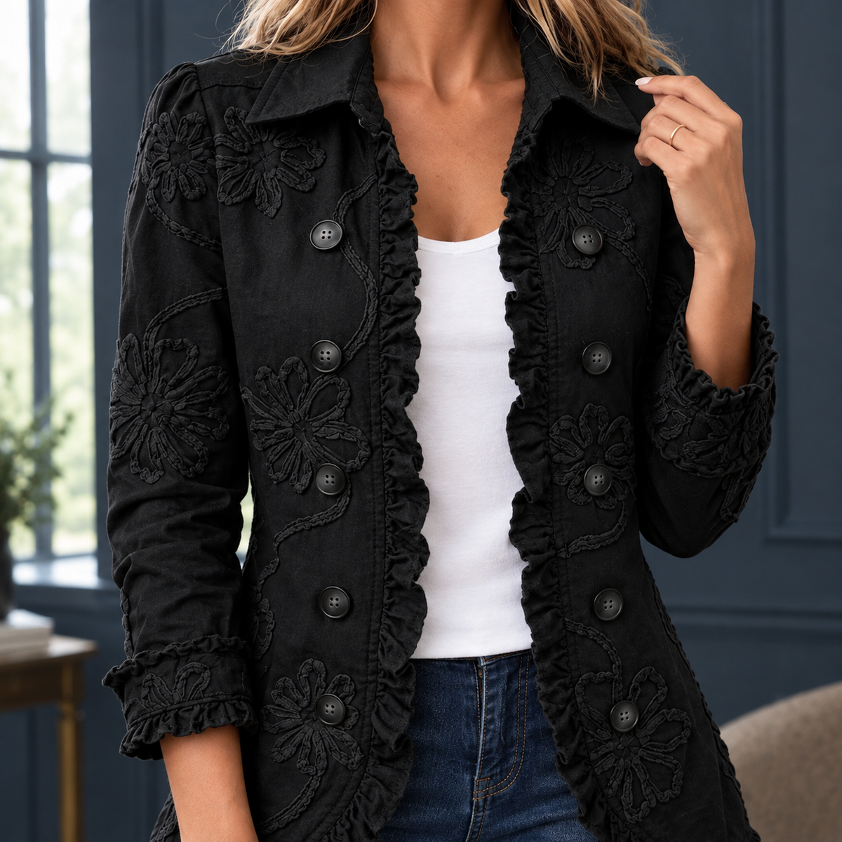 Charlotte-Rae Embroidered Jacket