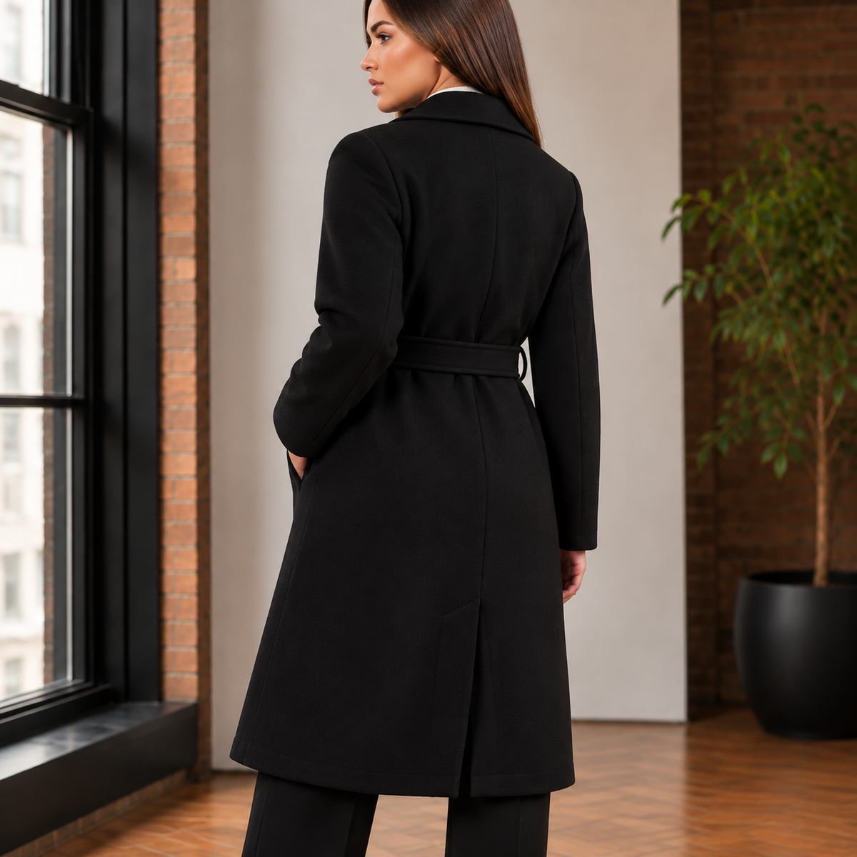 Maia-Lane Belted Overcoat