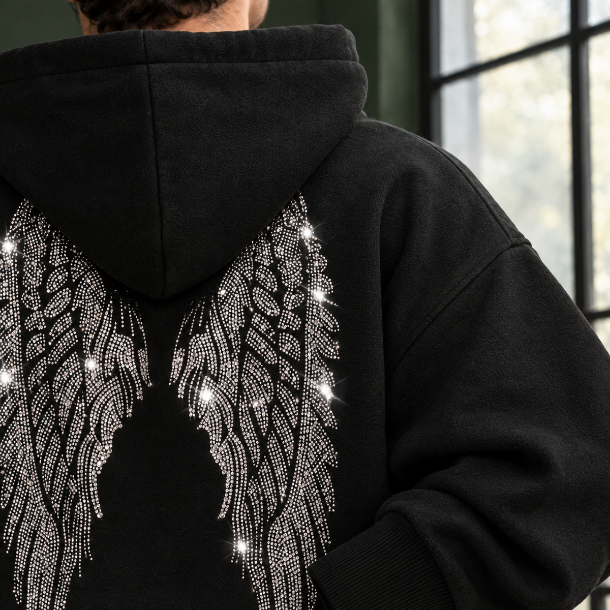 Mathias-Wade Rhinestone Hoodie