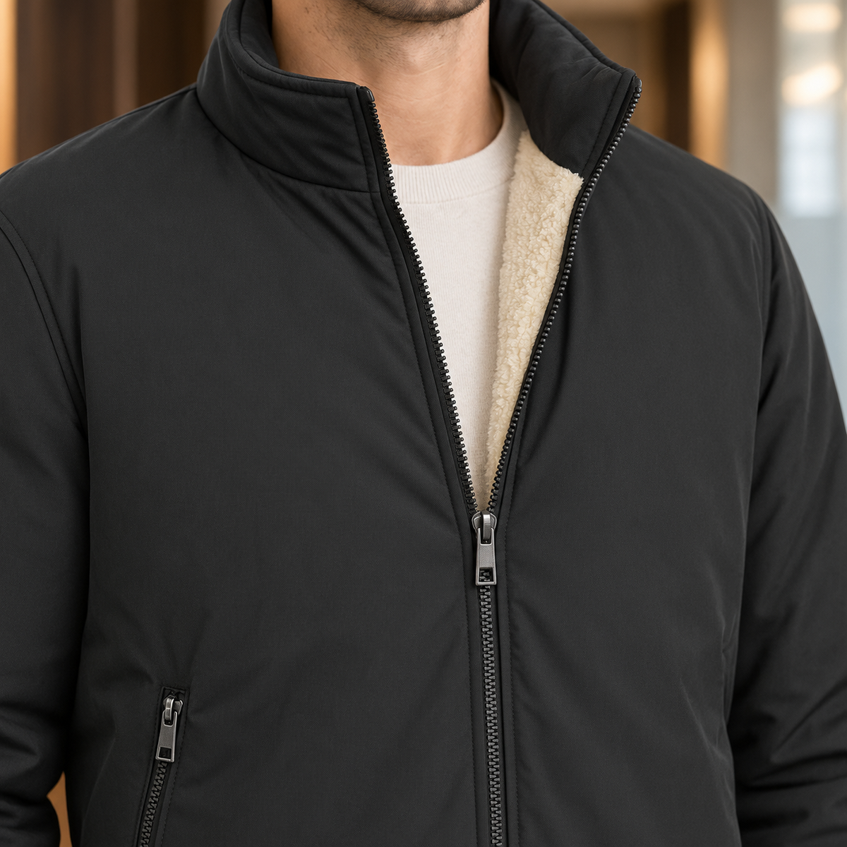 Oberon-Grant Stand Collar Jacket