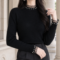 Idalia-Rae Pearl Trim Sweater