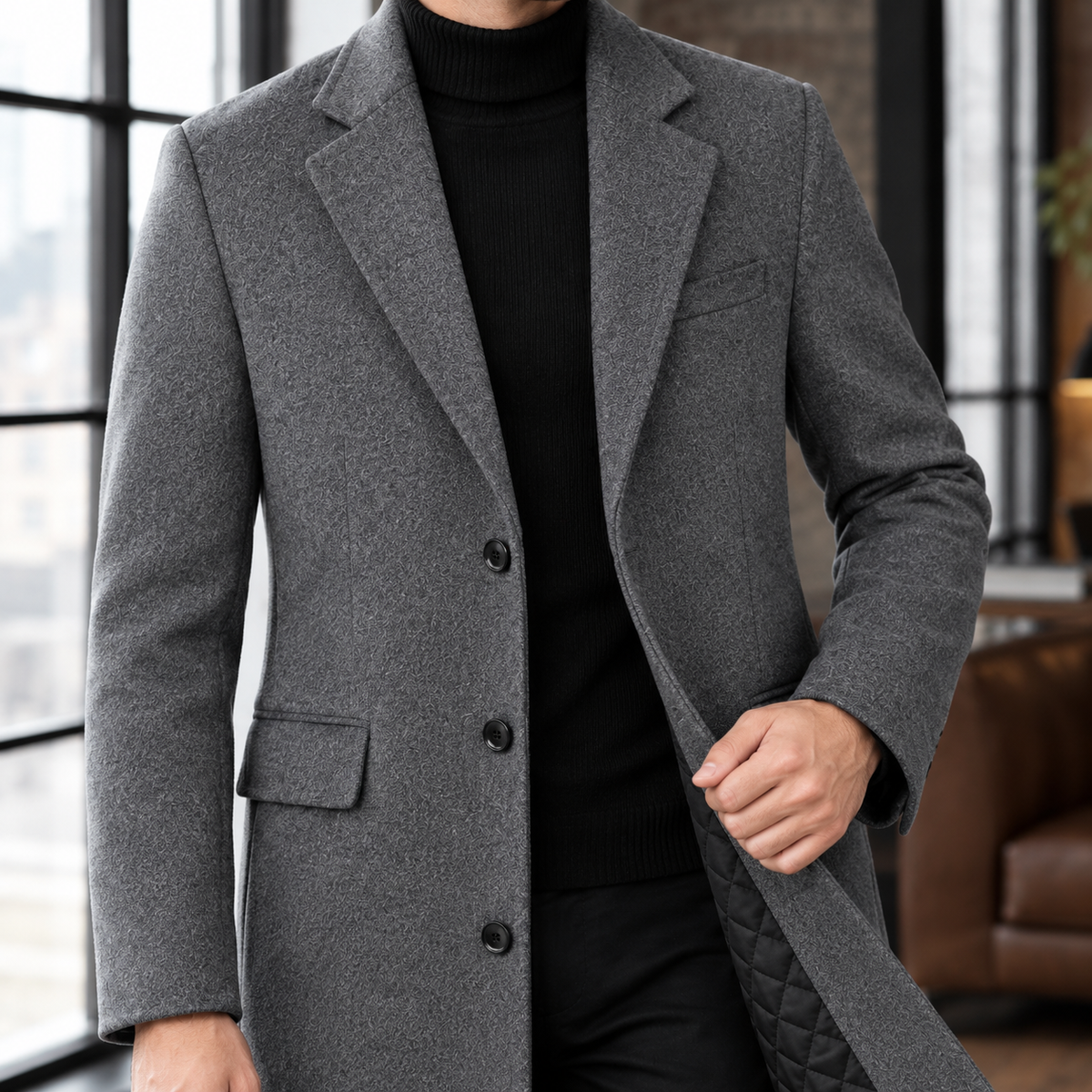 Andreas Wool Overcoat