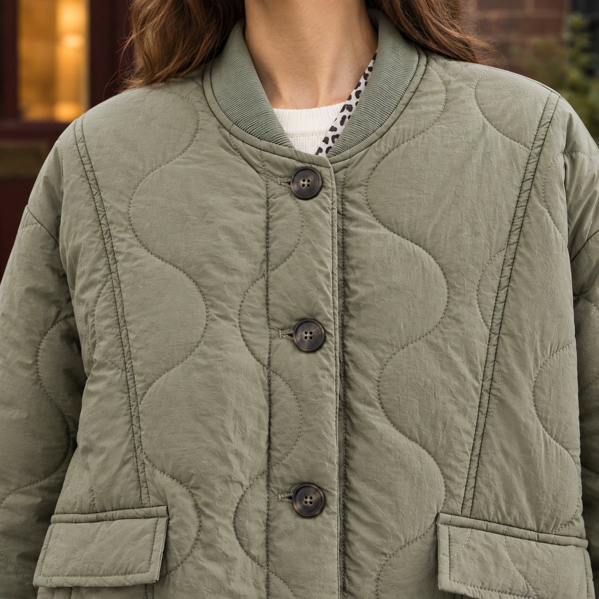 Portia-Pearl Quilted Jacket