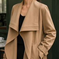 Benedetta Draped Trench Jacket