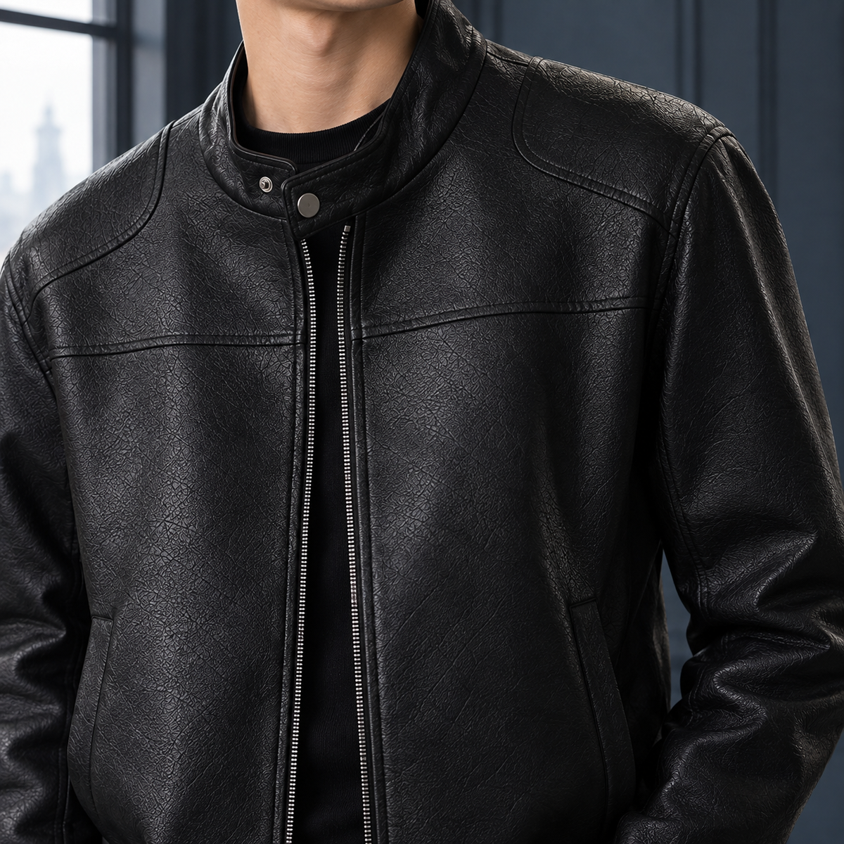 Anthony Stand Collar Jacket
