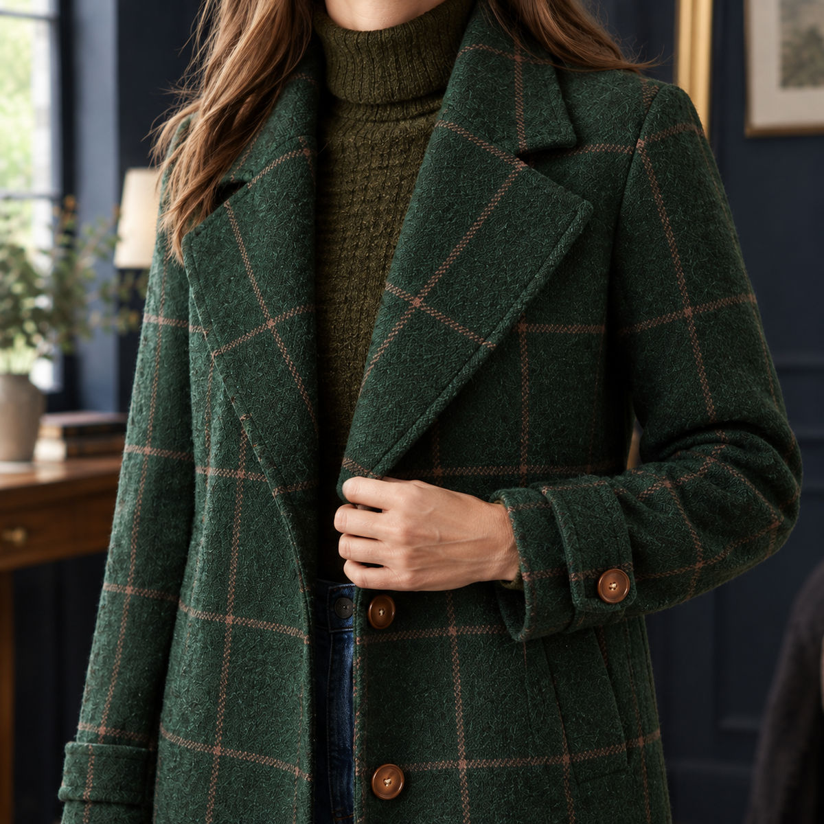 Ophelia-Rae Windowpane Jacket