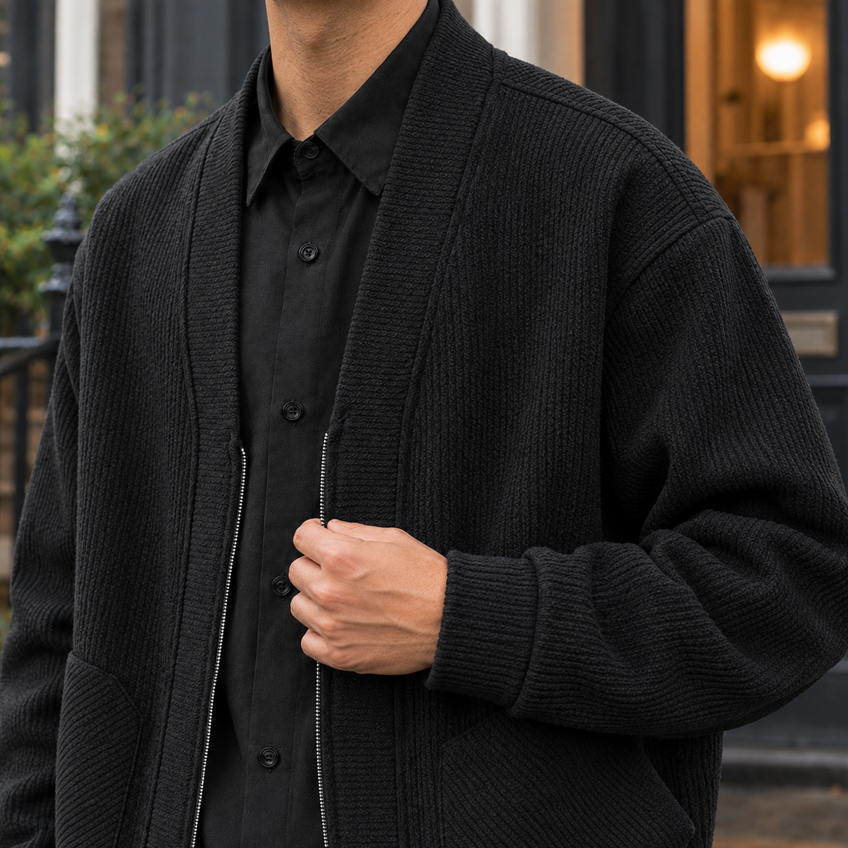 Clement-James Ribbed Jacket