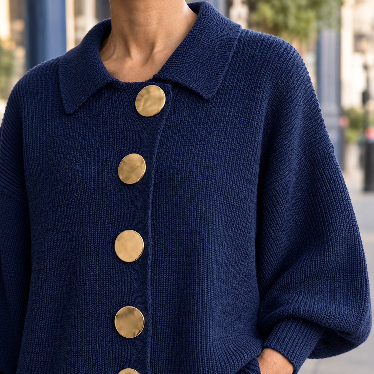 Leon-West Statement Cardigan