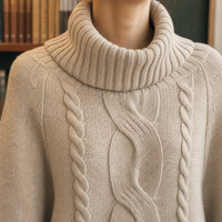 Elmore Cable Knit Poncho