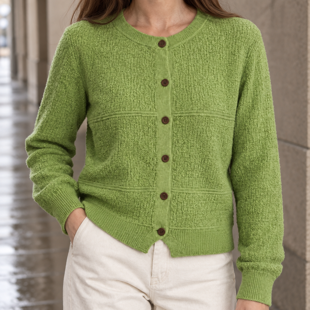 Ninon-Hope Textured Cardigan