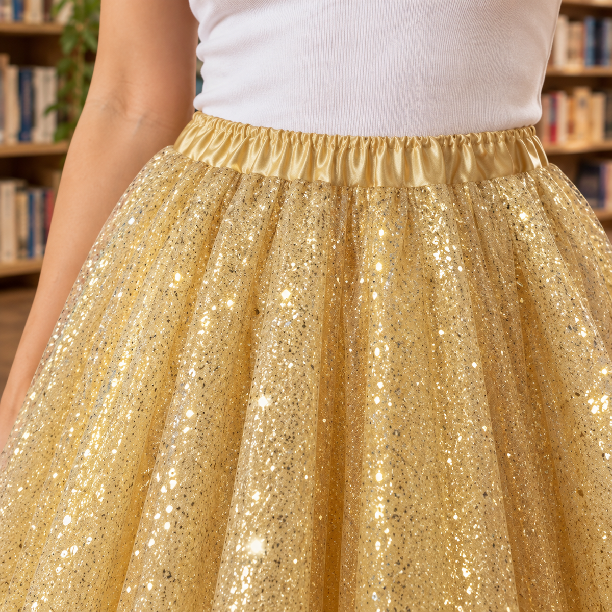 Mabel-Eve Glitter Tulle Skirt