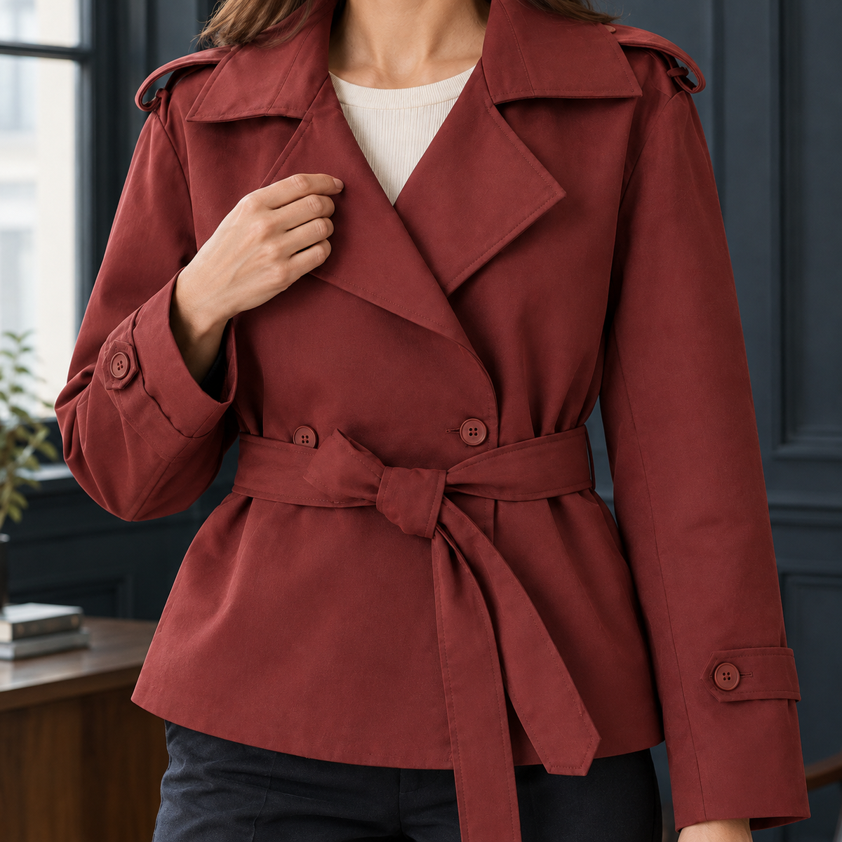 Armelle-Jane Belted Jacket