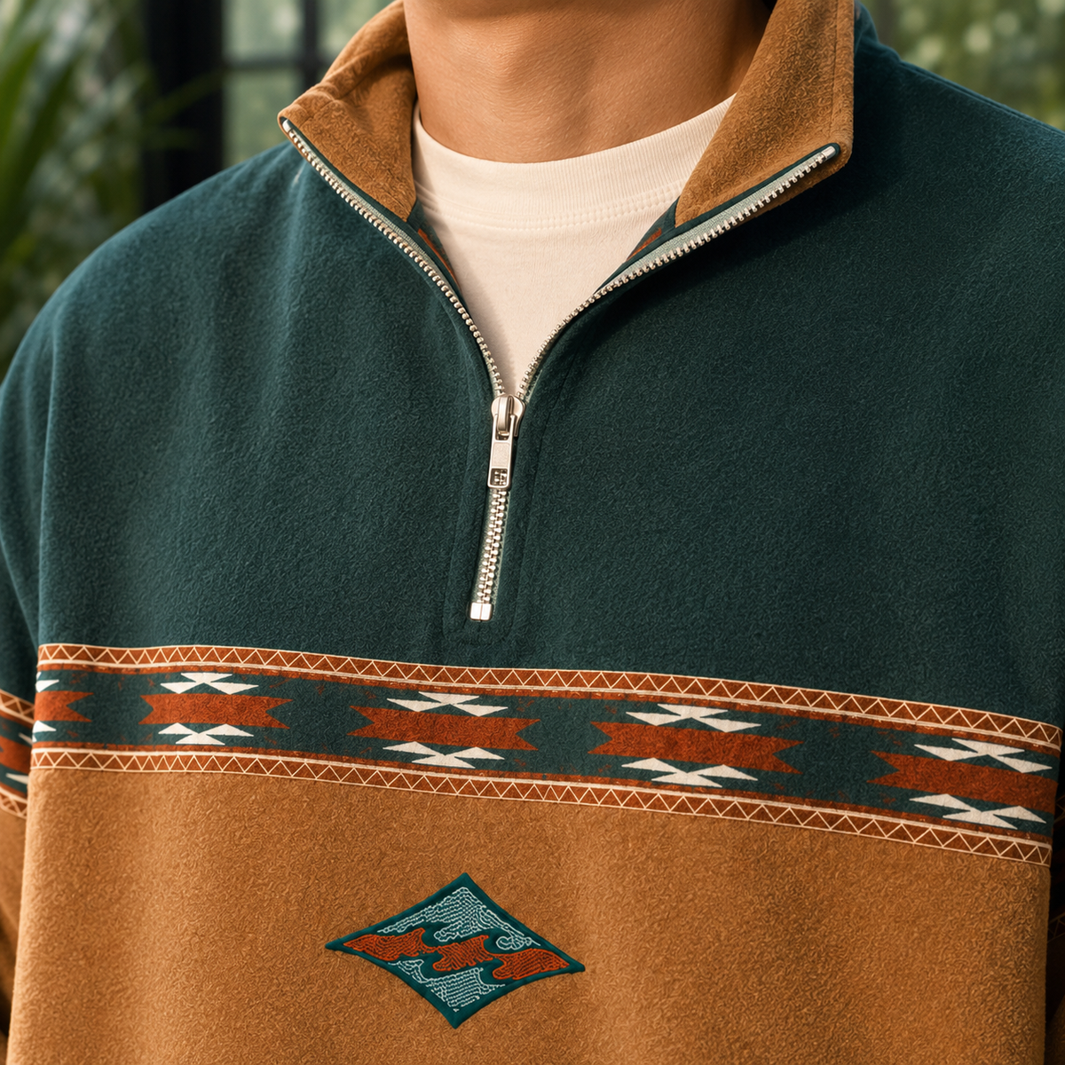 Griffin-Grant Quarter Zip Sweater