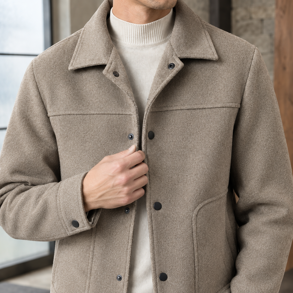 Andrew Snap Front Jacket