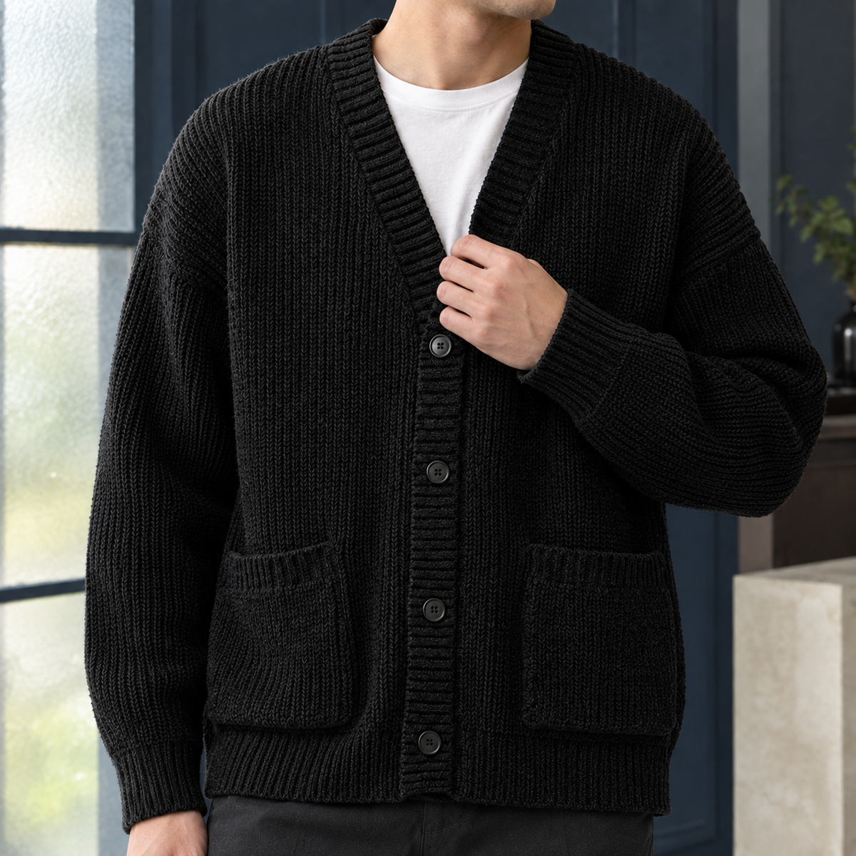 Freddie Ribbed Cardigan