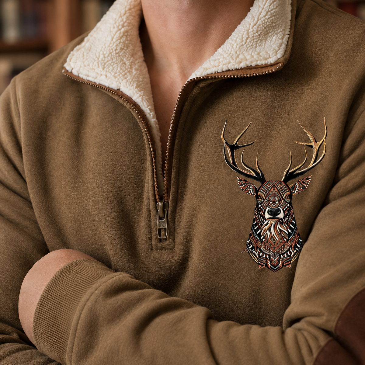 Ignatius-Jude Quarter Zip Sweater