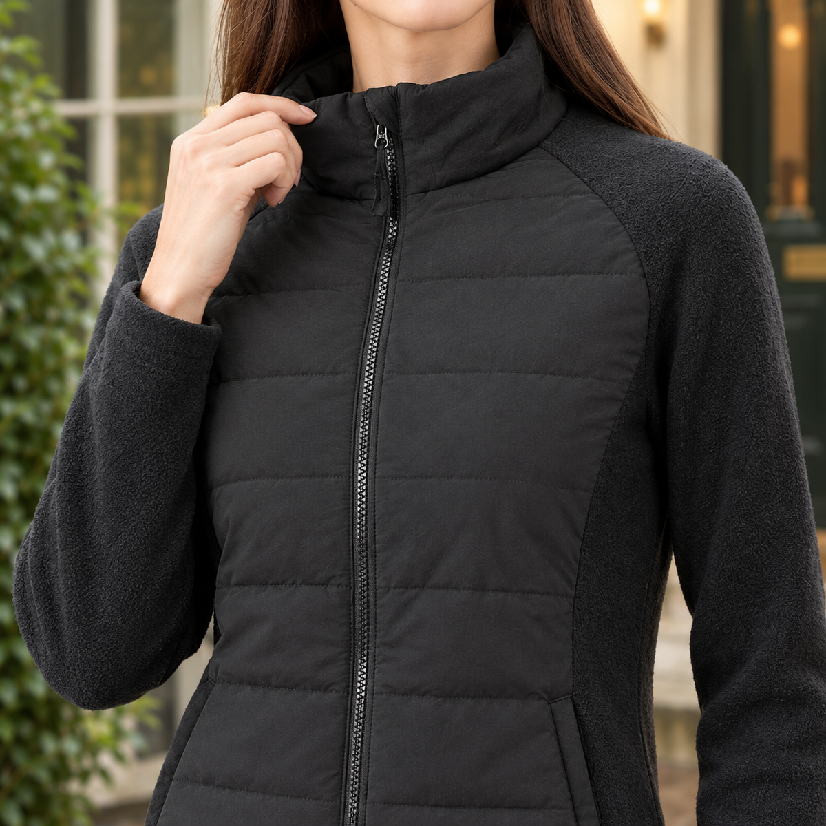 Desiree-Jane Quilted Panel Jacket