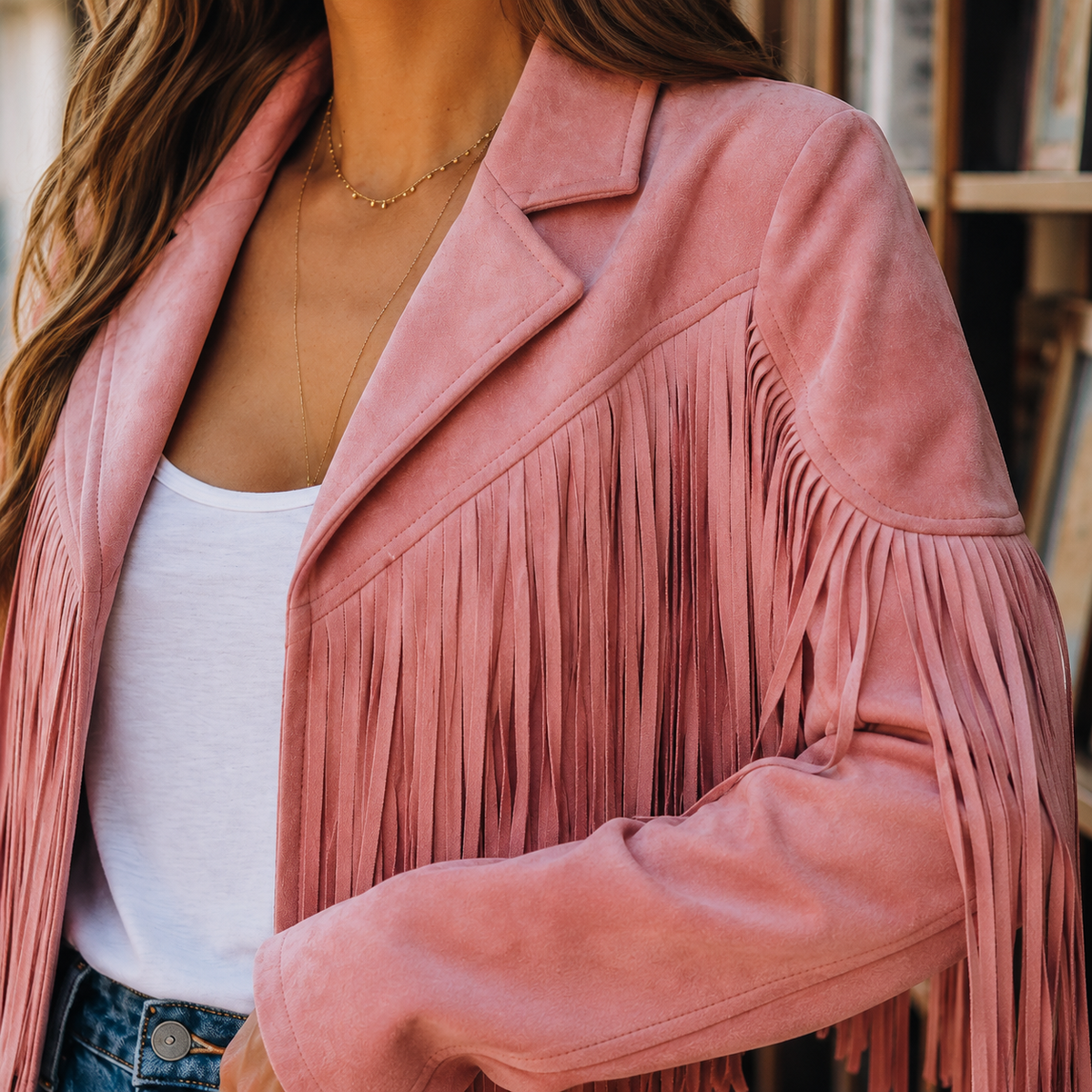 Giselle-Grace Western Fringe Jacket