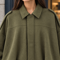 Sasha Faux Suede Bomber Jacket