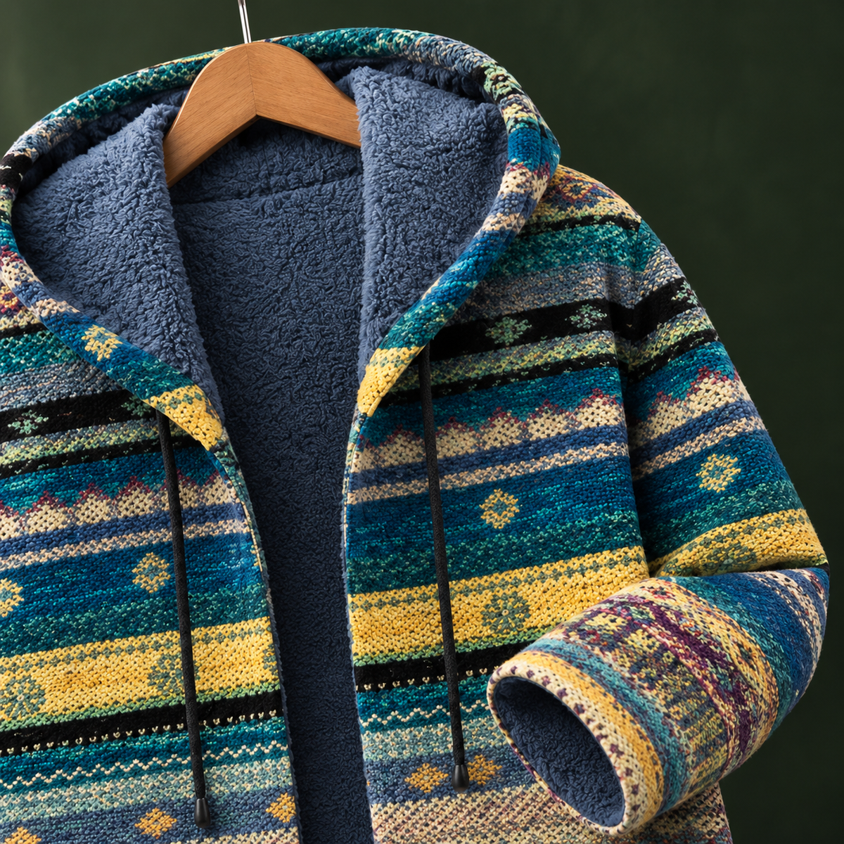 Laurent-Reid Hooded Cardigan