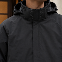 Frank-Grey Hooded Jacket