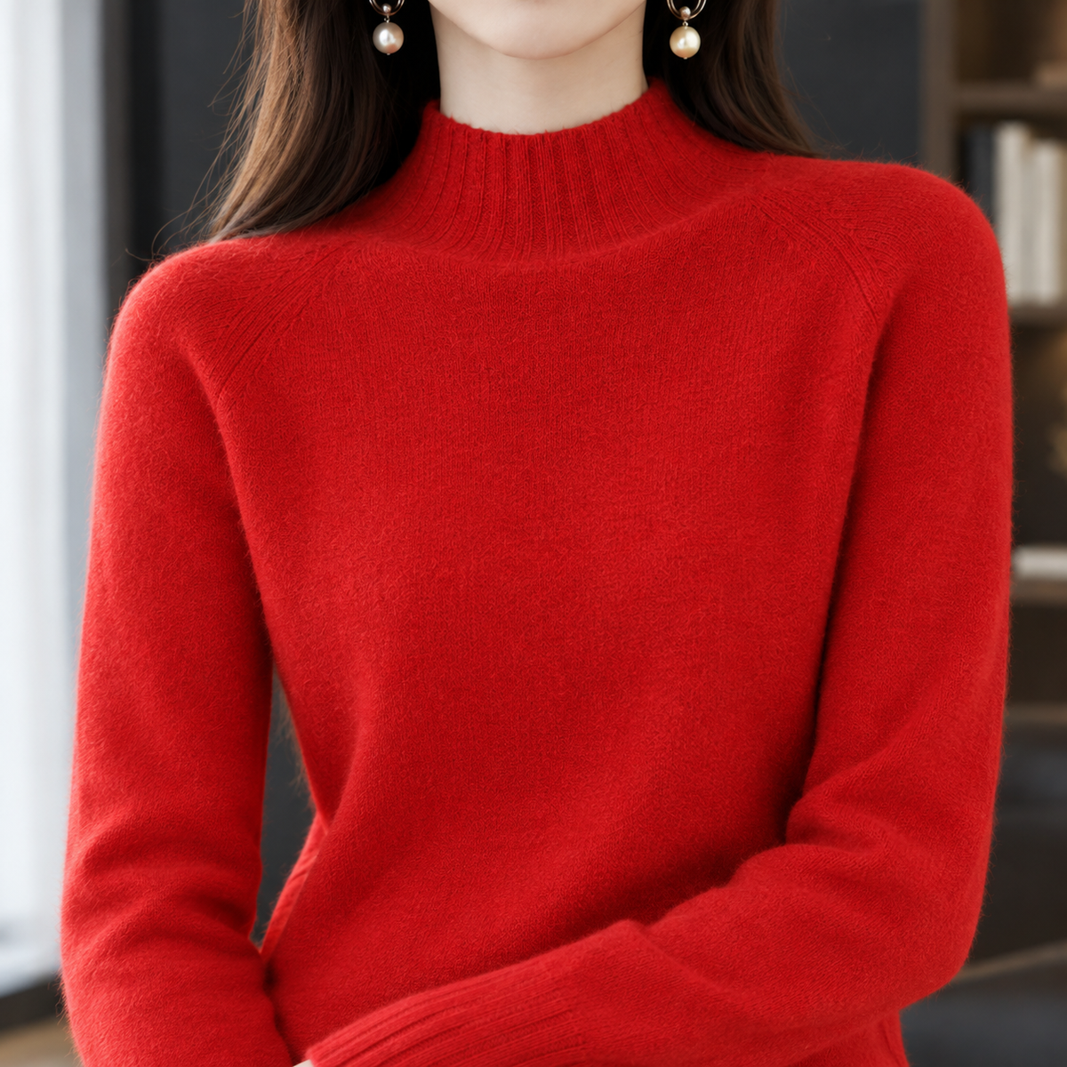 Eden-Jade Cashmere-Feel Sweater