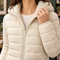 Adriana-Skye Cashmere-Feel Puffer Jacket