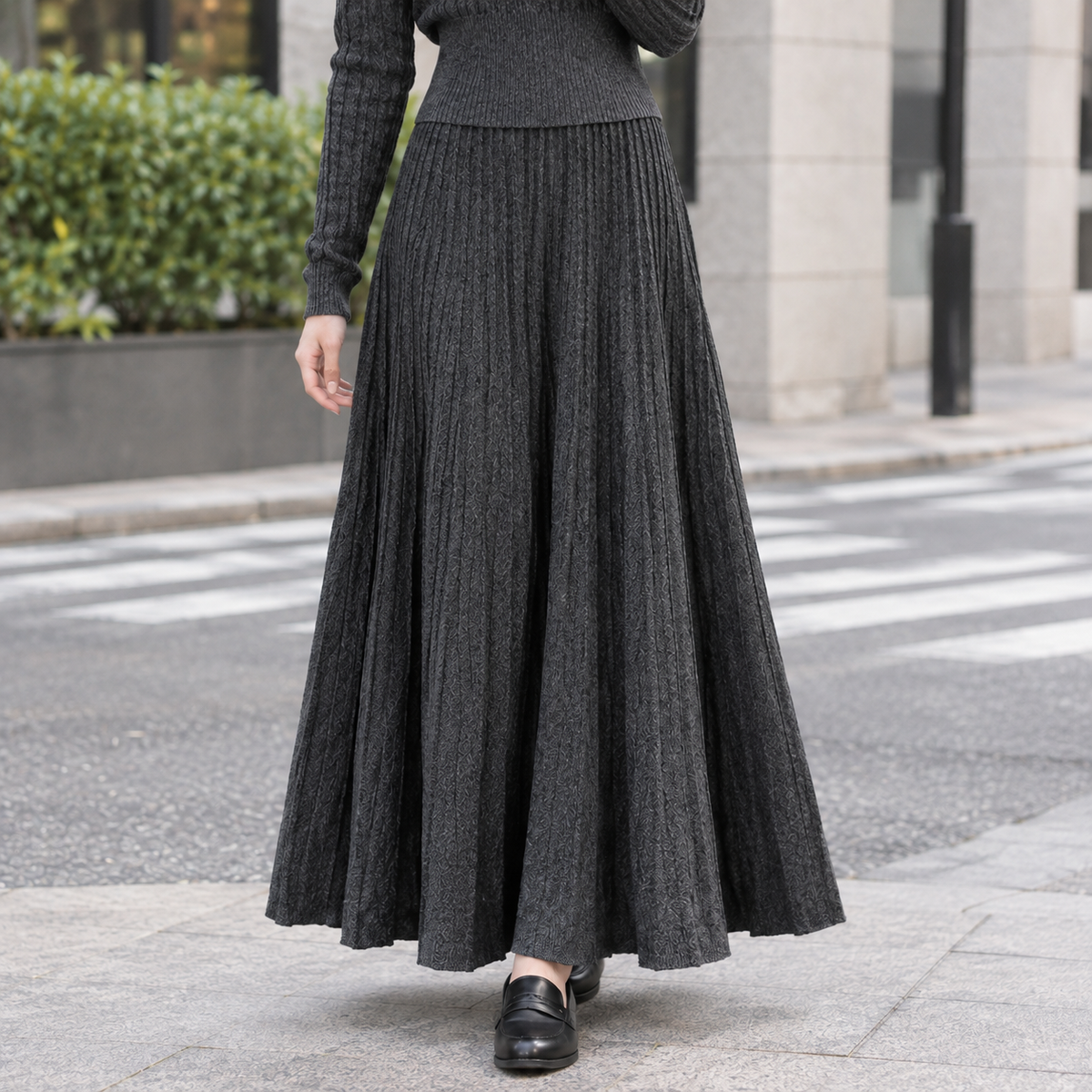 Guinevere-Grace Cashmere-Feel Skirt