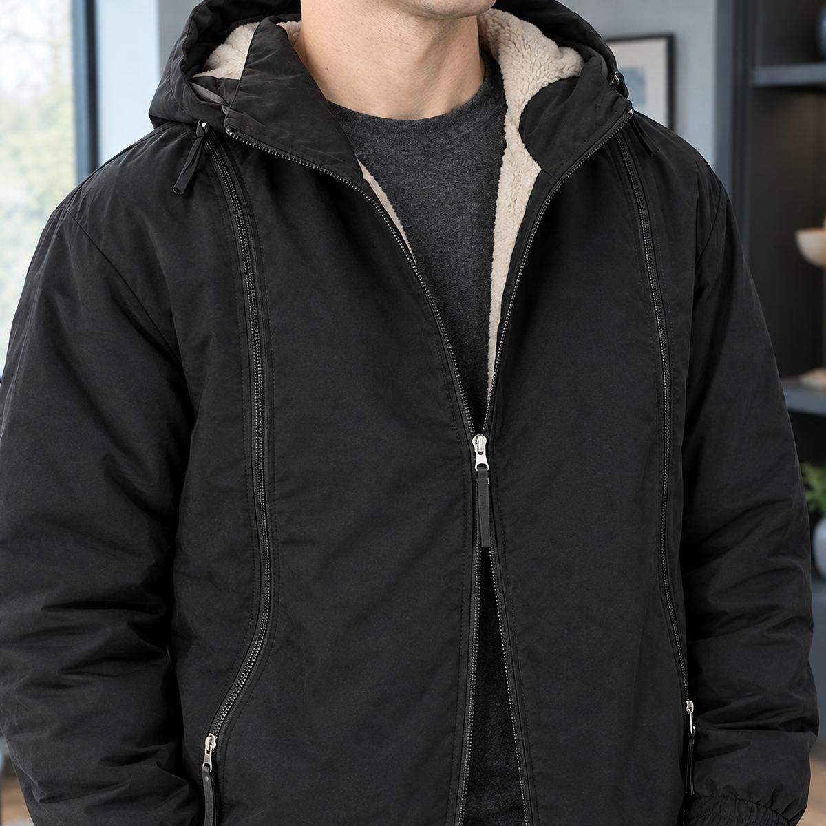 Arthur-Dean Fleece-Lined Jacket