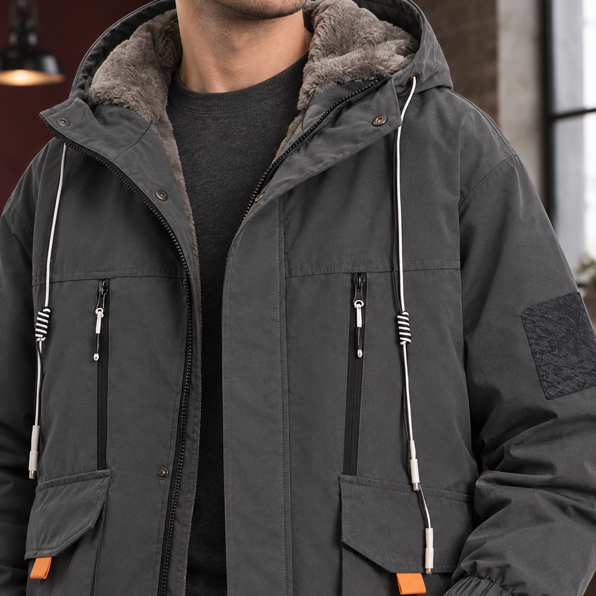 Roman-West Fleece-Lined Jacket