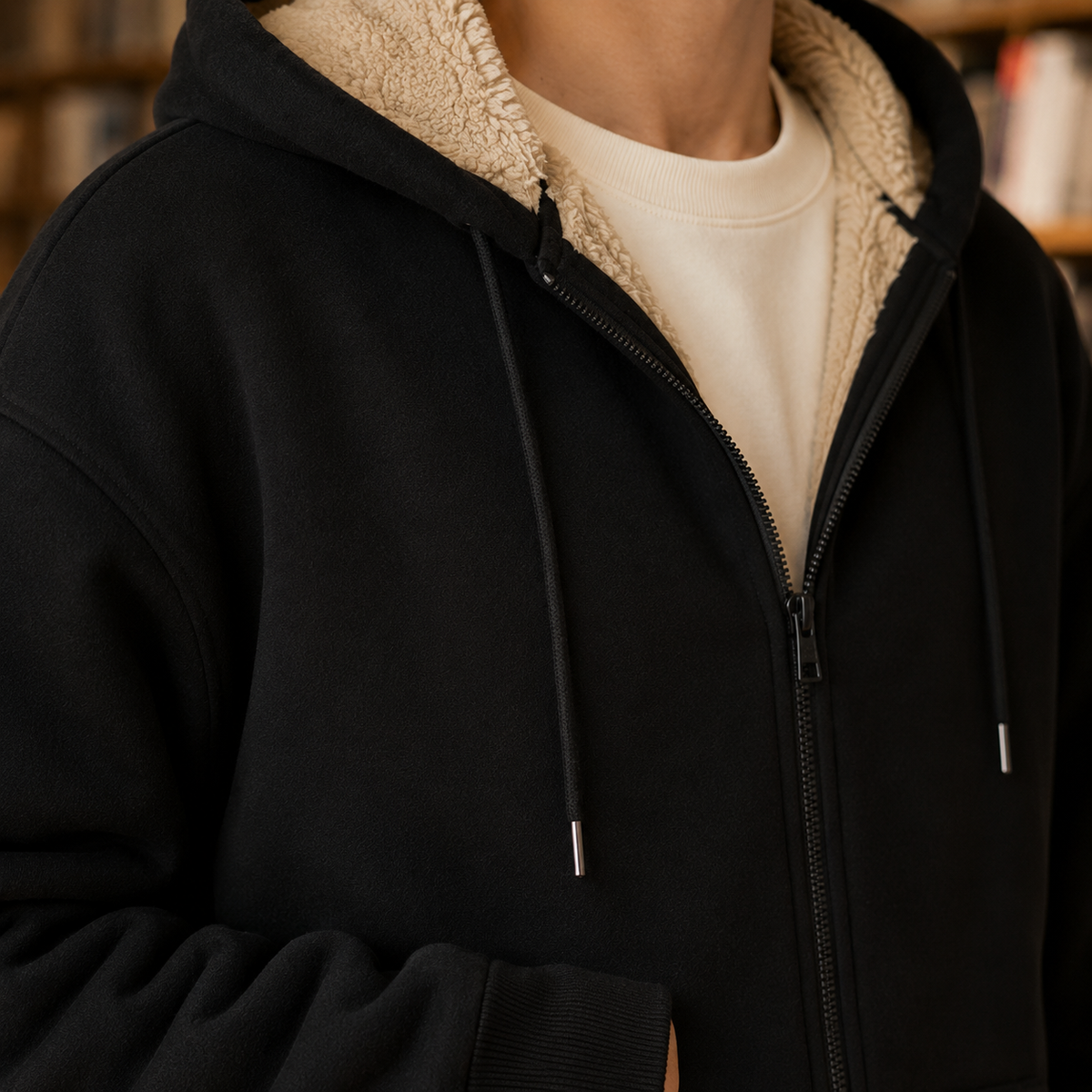 Olivier Sherpa-Lined Hoodie