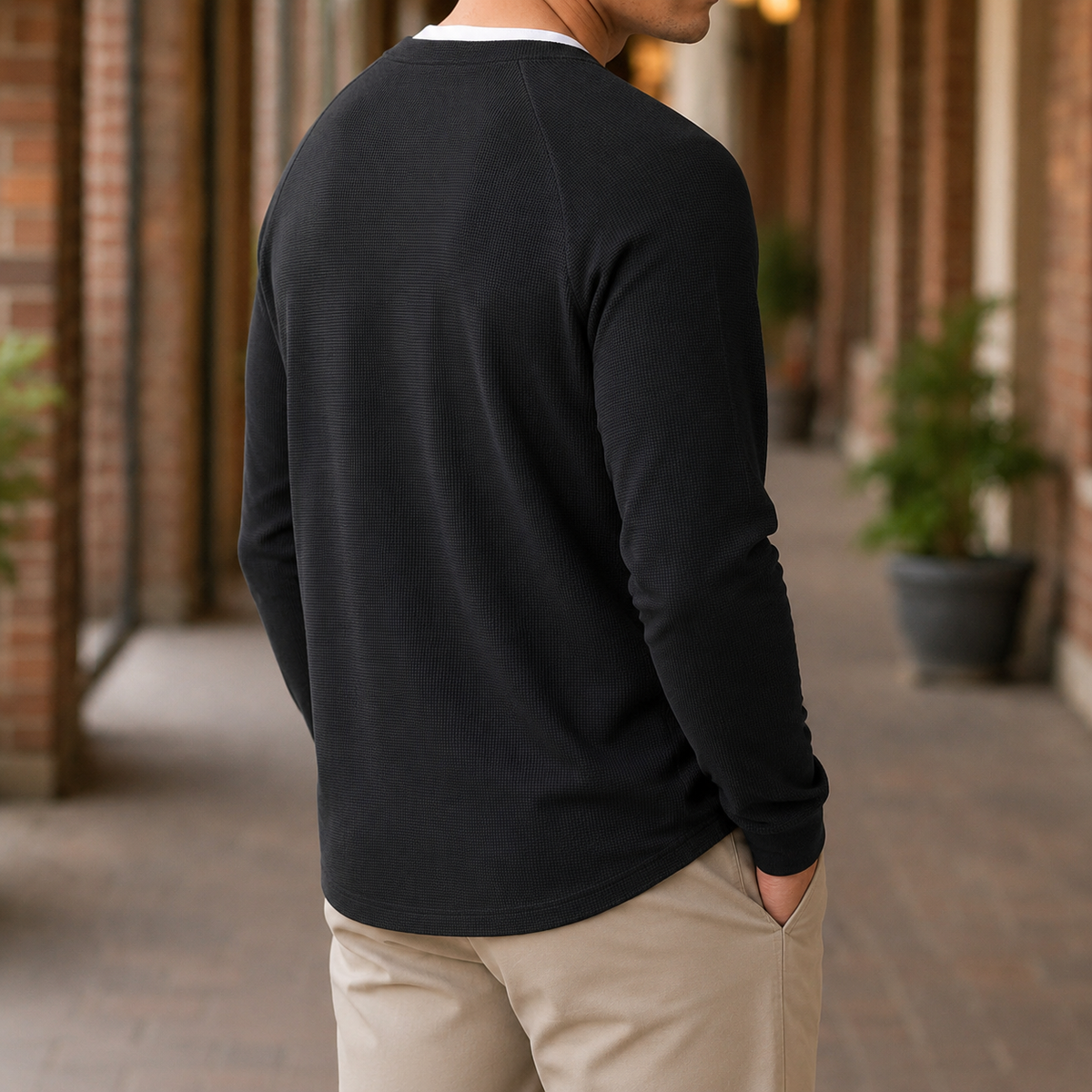 Silas Waffle Sweater