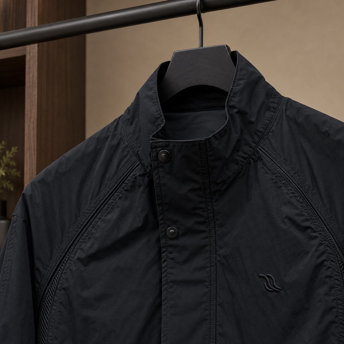 Brannock-Rhys Stand Collar Jacket