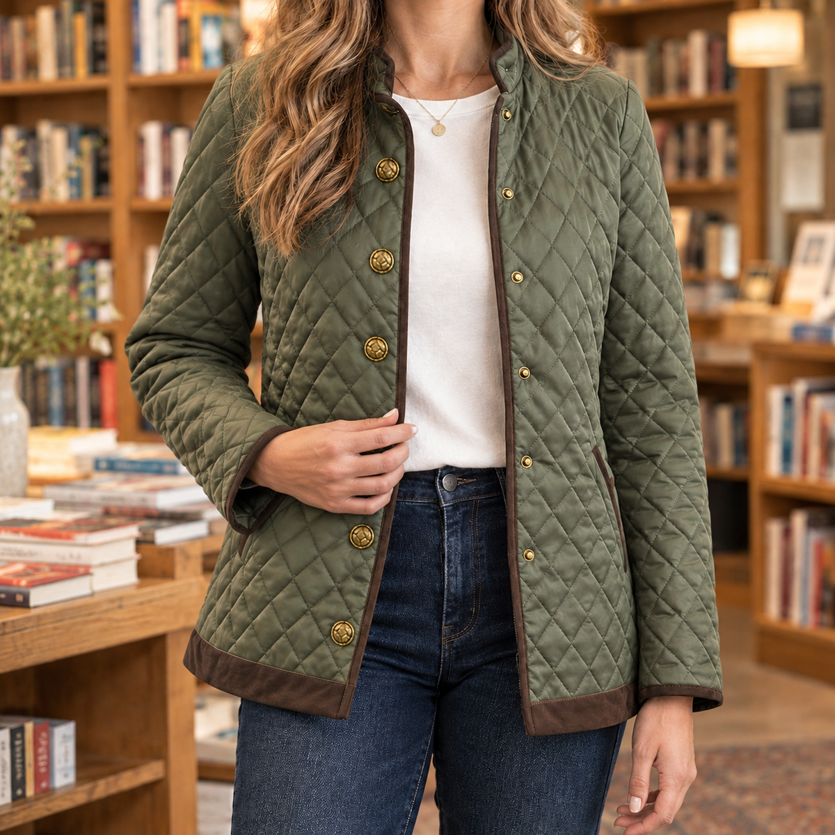 Lavinia-Rose Diamond Quilted Jacket