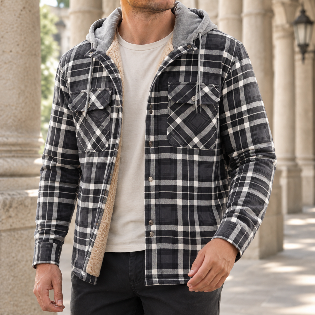 Tristan-Rhys Sherpa-Lined Jacket