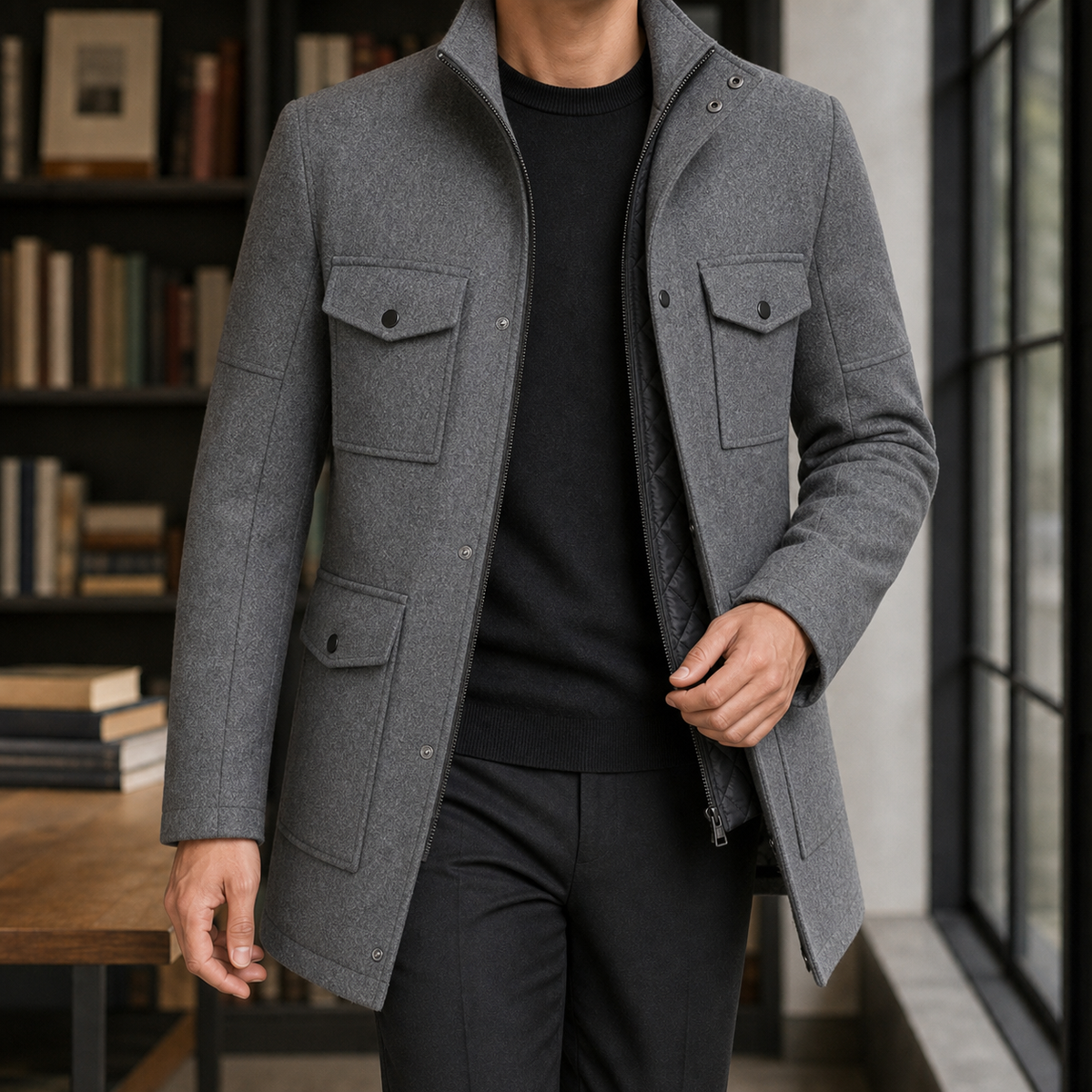 Havelock Wool Coat