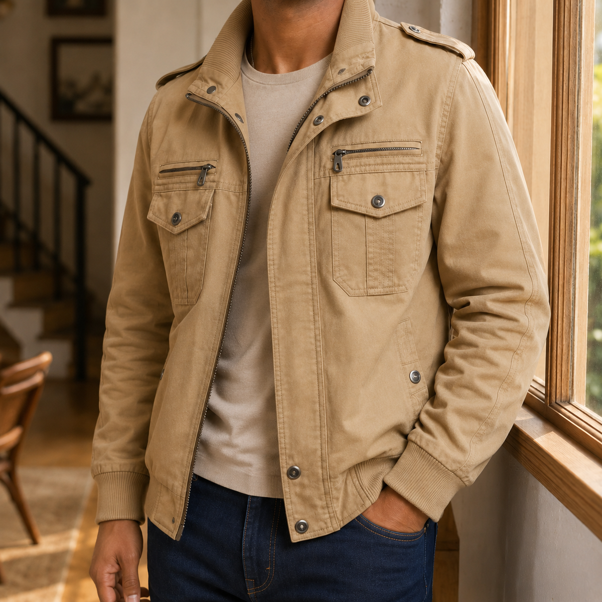 Caspian-York Bomber Jacket