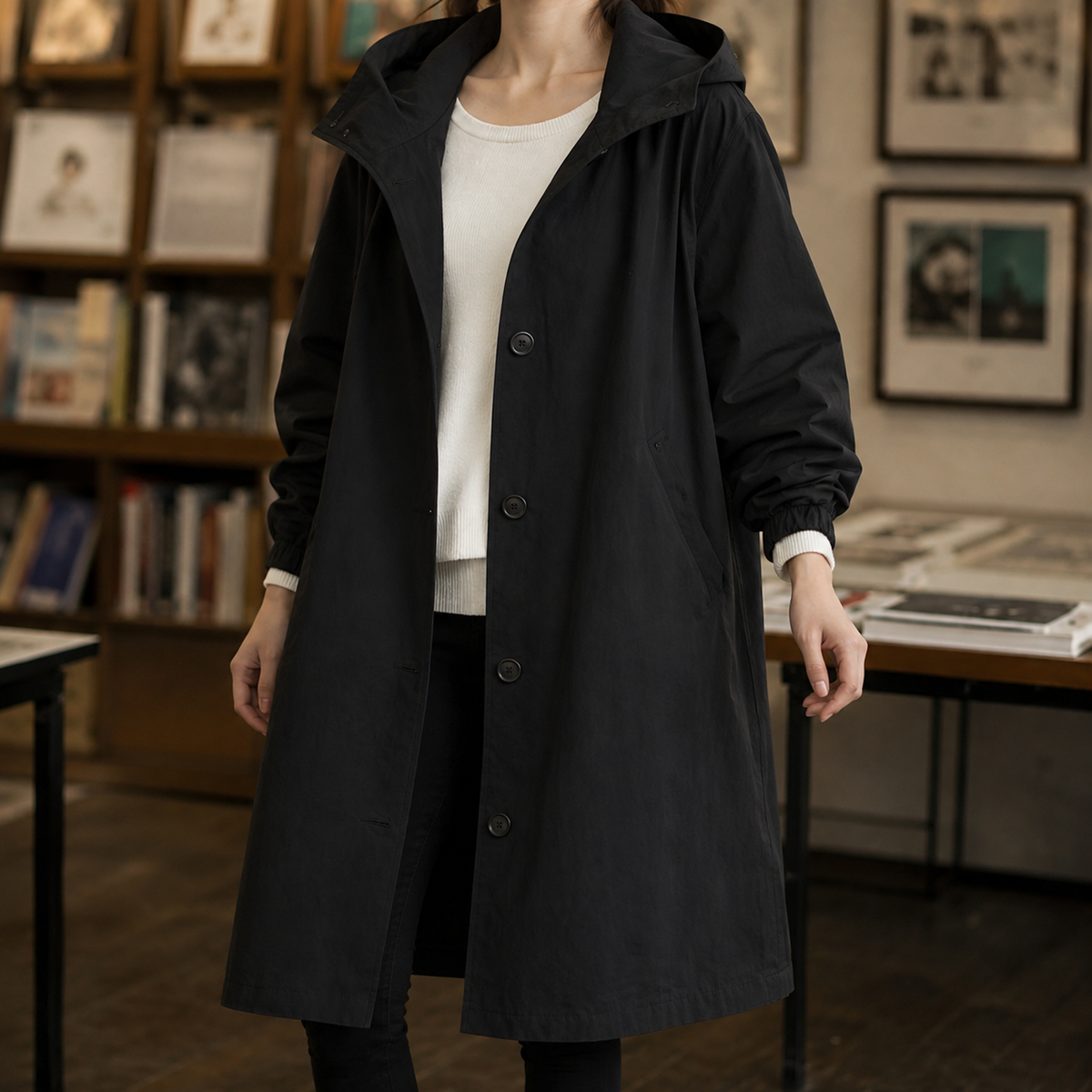Aimee-Rose Hooded Coat