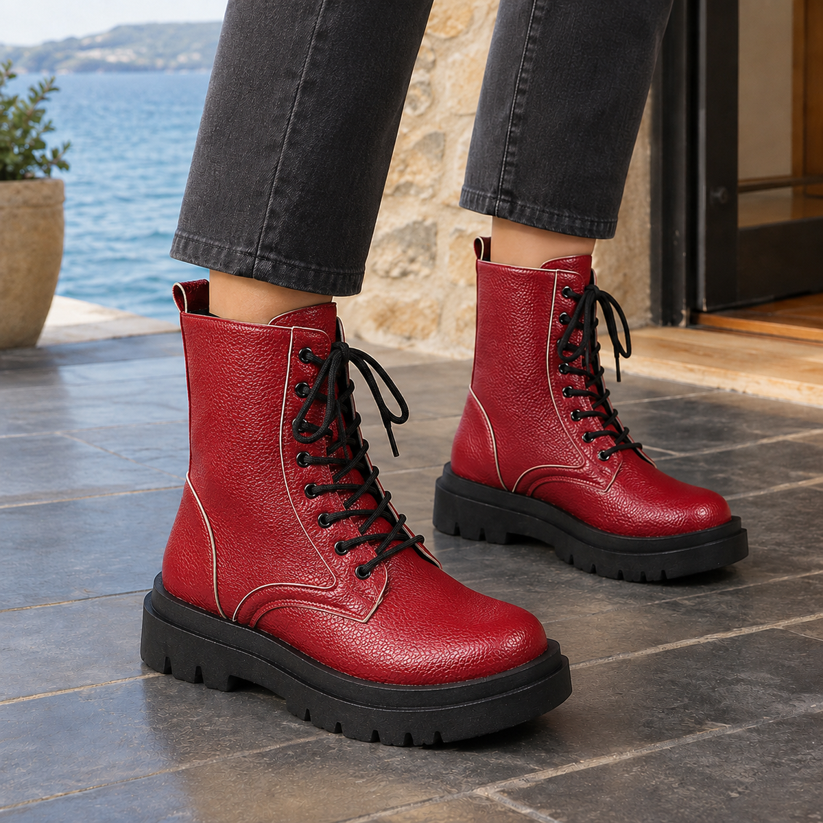 Lodovici-Vico Platform Boots