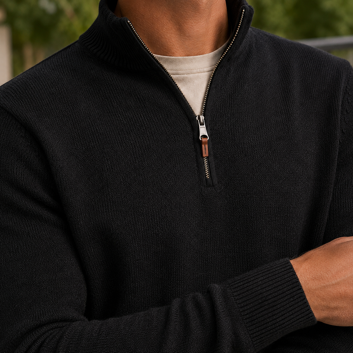 Ignatius Quarter Zip Sweater