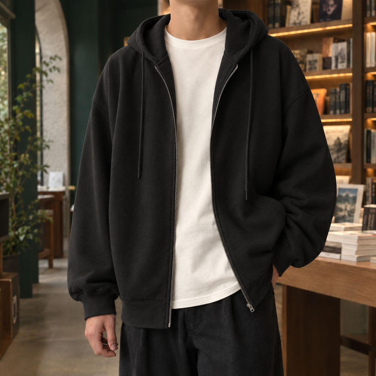 Merrick-Hayes Zip Hoodie Jacket