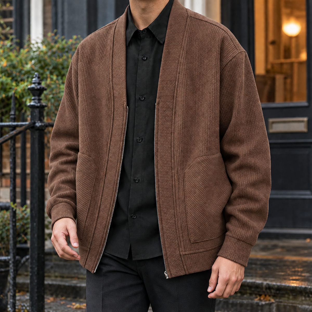Clement-James Ribbed Jacket