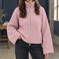Olive Ribbed Sweater