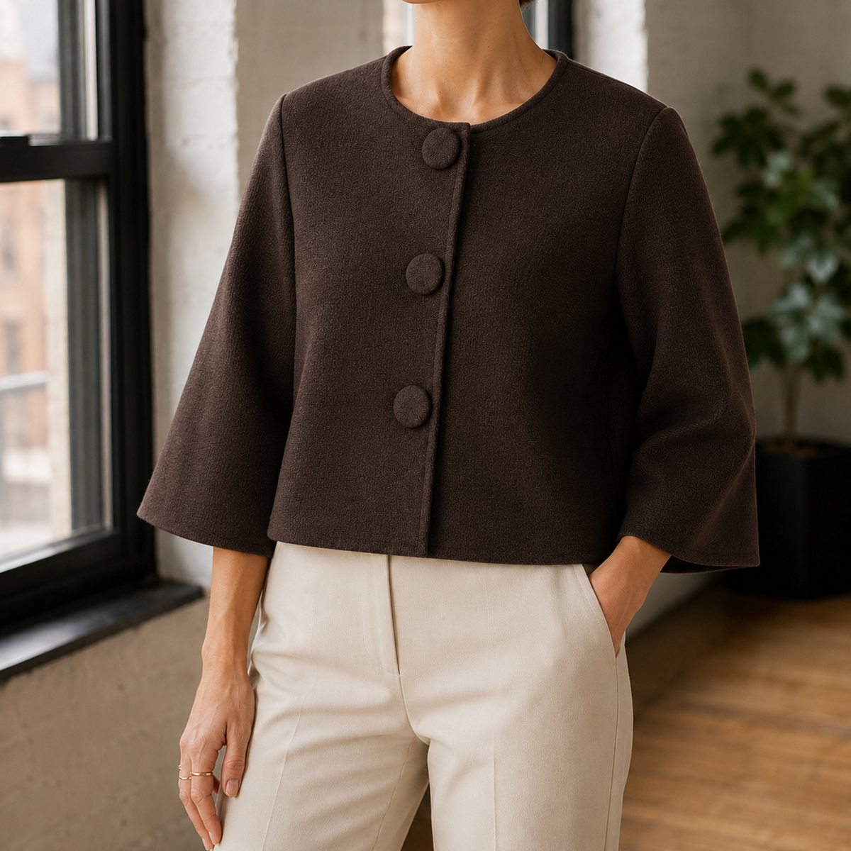 Portia-Marie Fine Knit Jacket