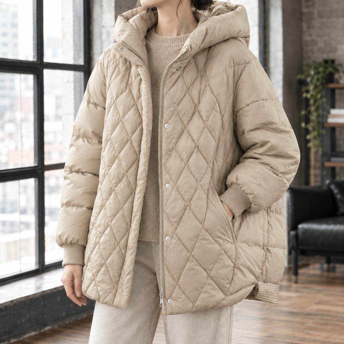 Elise-Jade Quilted Jacket