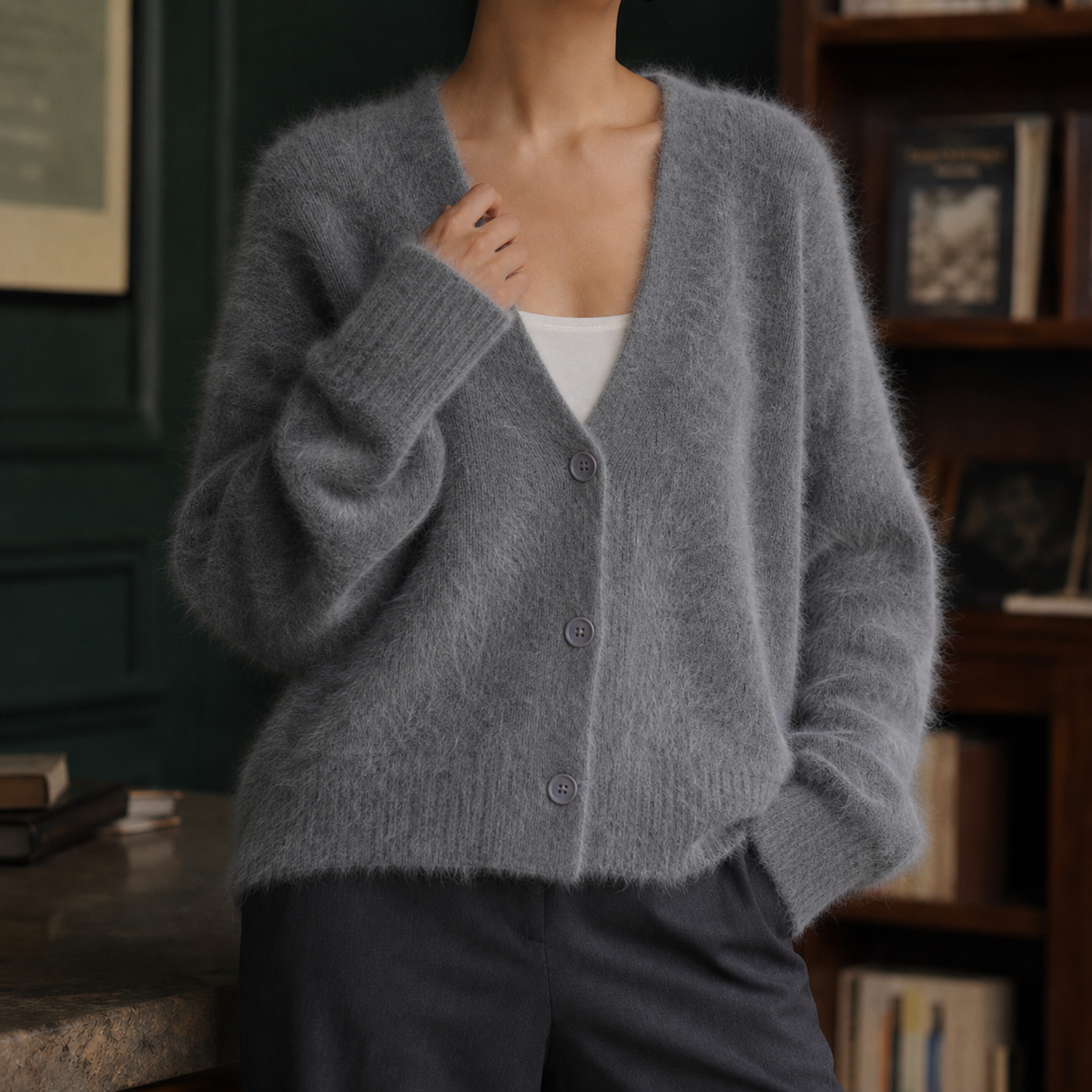 Raven-June Soft Knit Cardigan