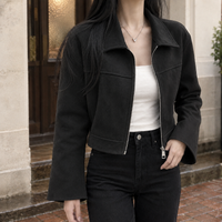 Violet Cropped Jacket