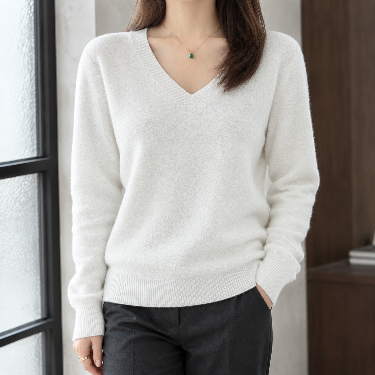 Natalie V-Neck Sweater